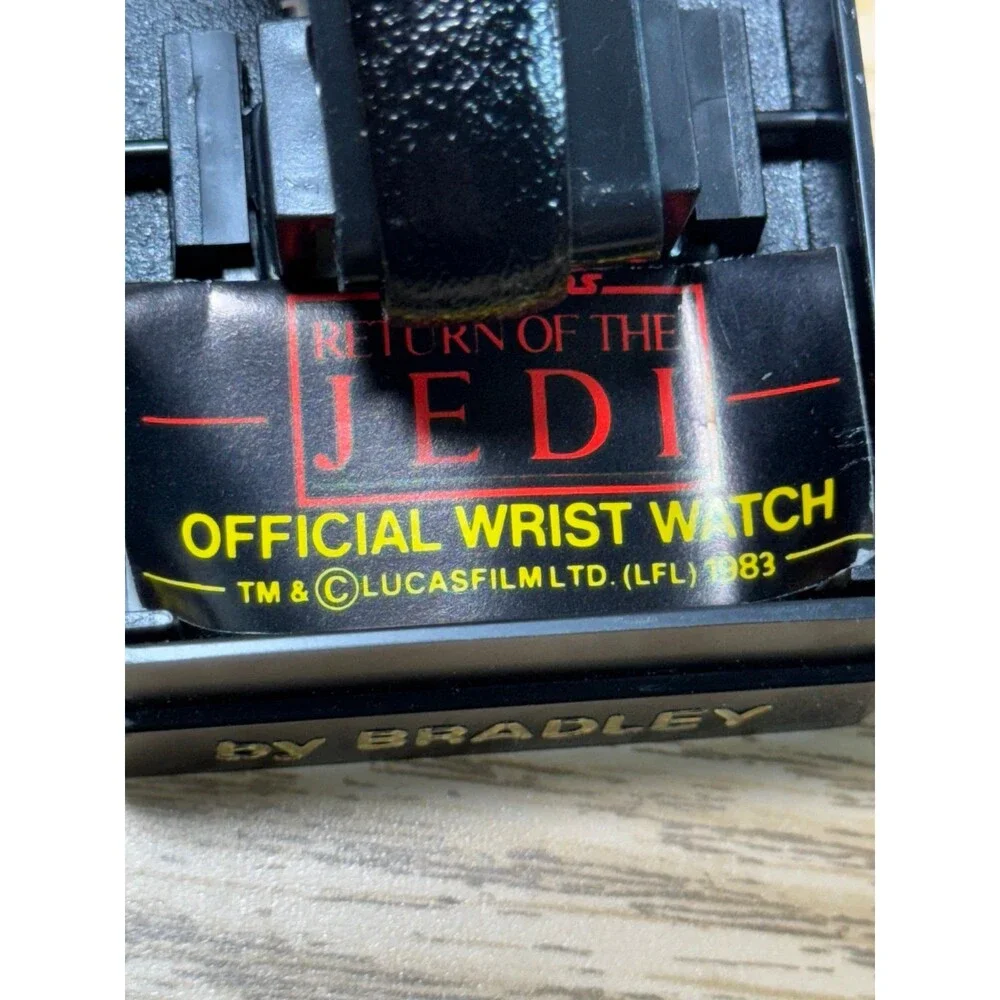 NOS Vintage Star Wars 1983 Return of The Jedi‎ Wrist Watch Darth Vader Bradley
